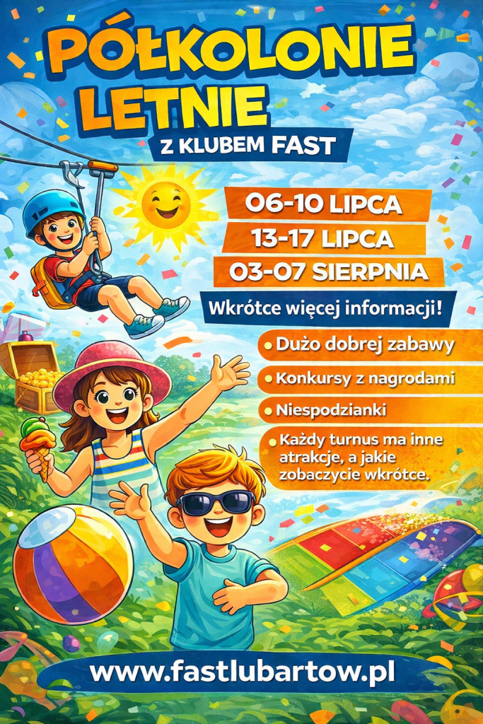 półkolonie letnie z klubem fast